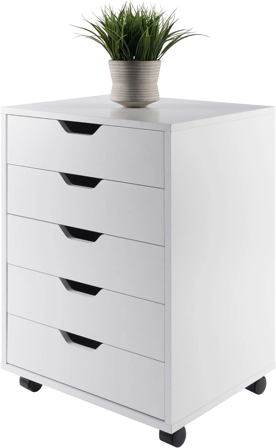 Winsome Halifax Storage/Organization， 5 drawer， White - Image 9